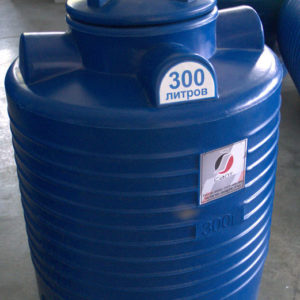 Емкость для воды пластиковая на 300 литров