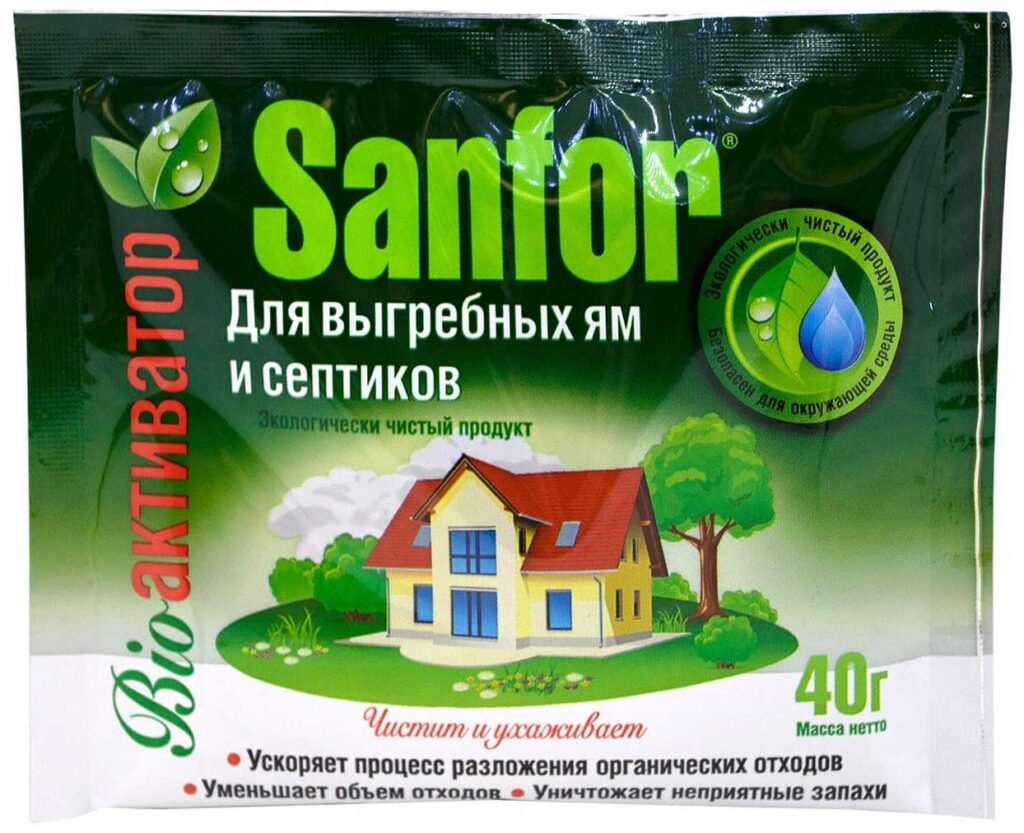 . Sanfor Bio-активатор для выгребных ям и септиков