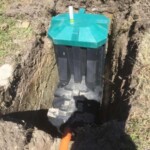 Монтаж септика Ergobox в частном доме