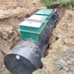 Монтаж БИО станции Евролос Грунт на участке