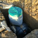 Монтаж септика Росток на даче