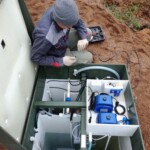 Процесс монтажа очистной локальной станцииТопас