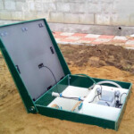 Процесс монтажа септика Топас