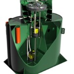 Устройство септика АльтаБио в разрезе