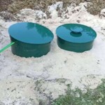 Монтаж септика Удача для частного дома